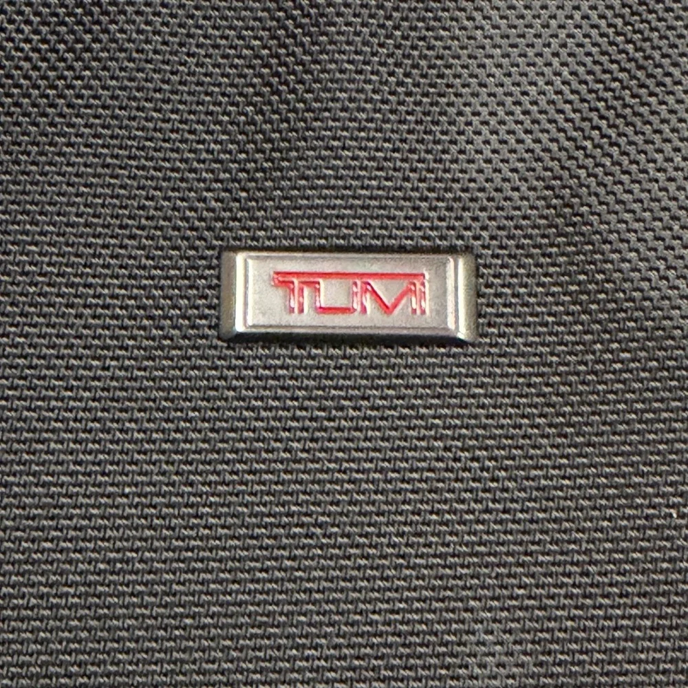 Tumi Laptop Sleeve Unisex Black Ballistic Nylon Padded Quilted 14 inch Case